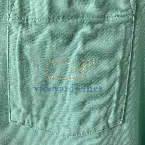 Boys Vineyard Vines Green Tee - Picture 3 of 5